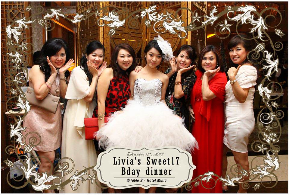 Photobooth ID Jakarta Birthday Livias Sweet17 Birhtday Dinner 1