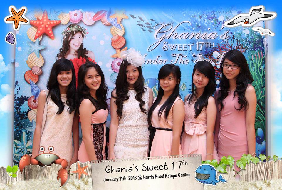 Photobooth ID Jakarta Birthday Ghanias Sweet17th 1