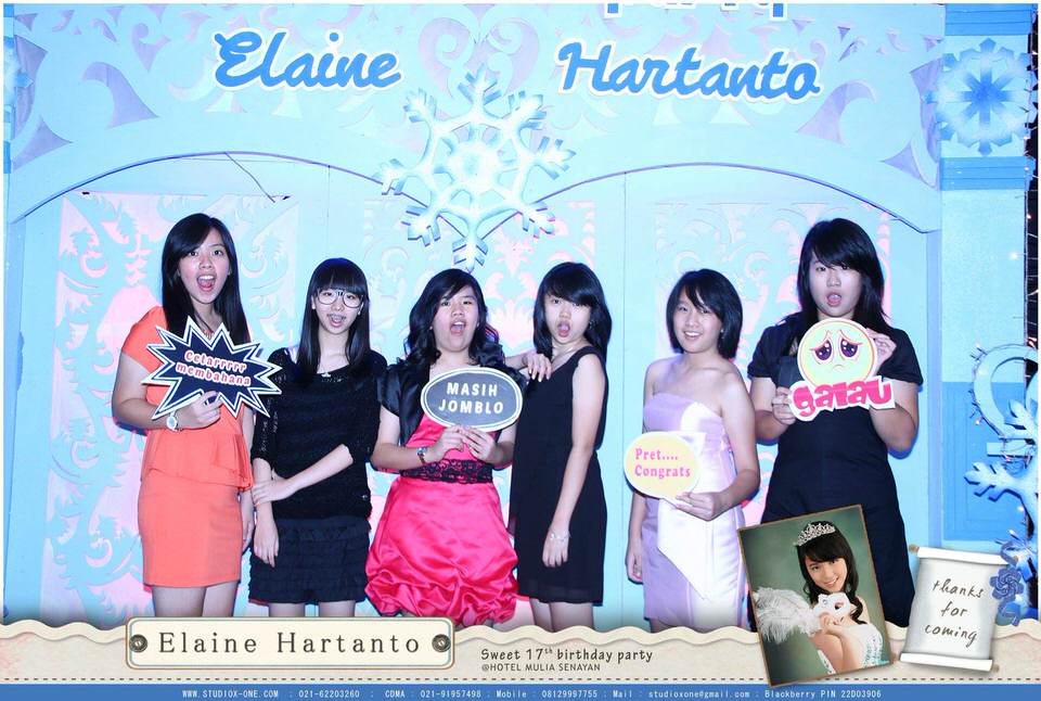 Photobooth ID Jakarta Birthday Elanie hartono Sweet17th Party 1