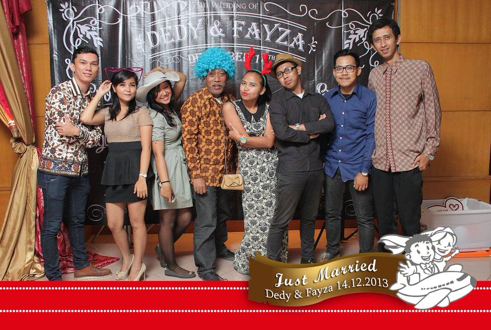 Photobooth ID Jakarta Wedding Dedy and Fayza