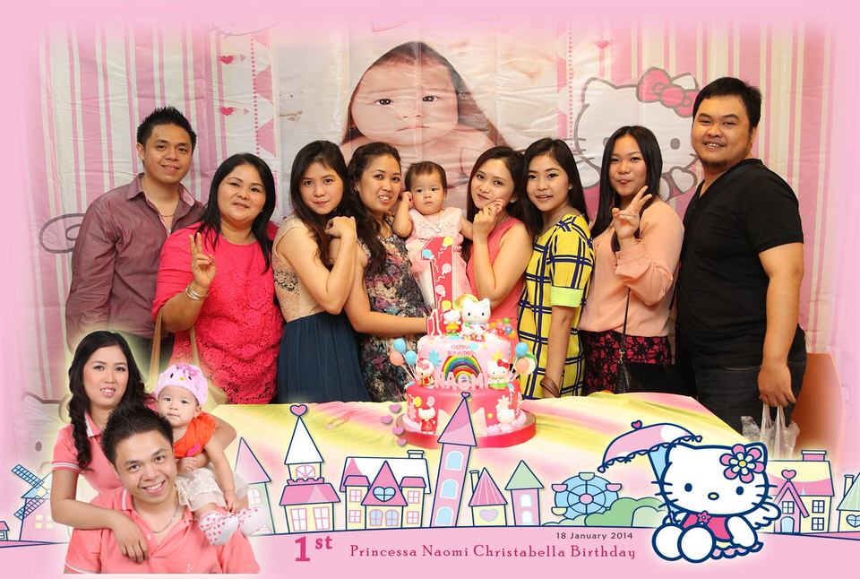 Photobooth ID Jakarta 1st Princessa Naoi Christabella Birthday