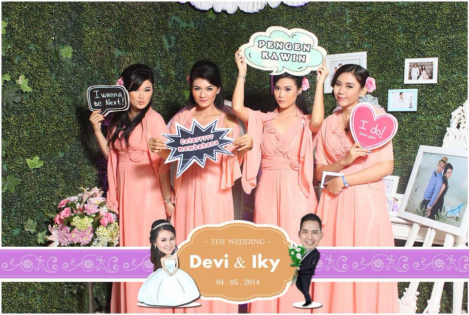 Photobooth ID Jakarta Wedding Devi And Iky