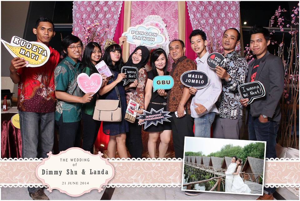 Photobooth ID Jakarta Wedding Dimmy Shu And Landa