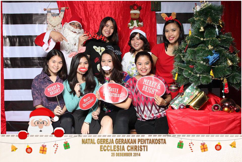 Photobooth ID Jakarta Natal Gereja Pentakosta Ecclesia Christi