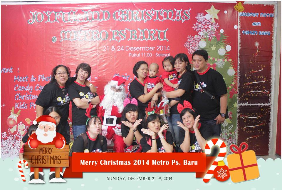 Photobooth ID Jakarta Natal Merry Christmas 2014 Metro ps. Baru