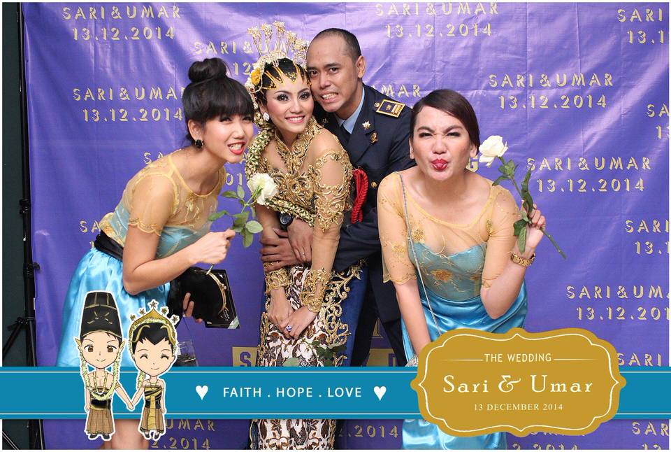 Photobooth ID Jakarta Wedding Sari And Umar