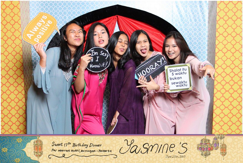 Photobooth ID Jakarta Birthday SweetSeventeen Yasmine