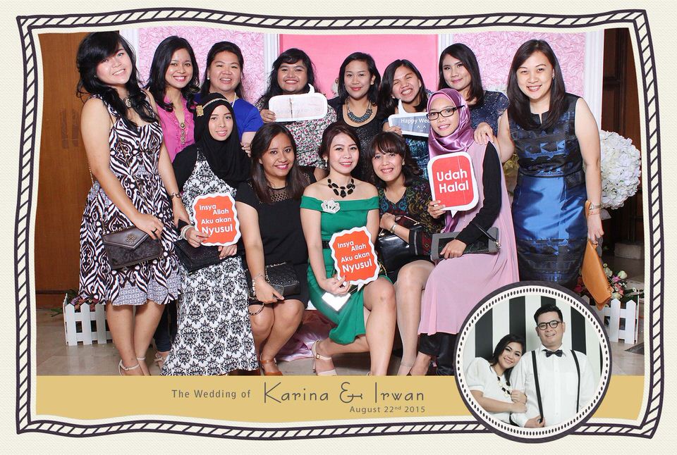 Photobooth ID Jakarta Wedding Karina Iwan