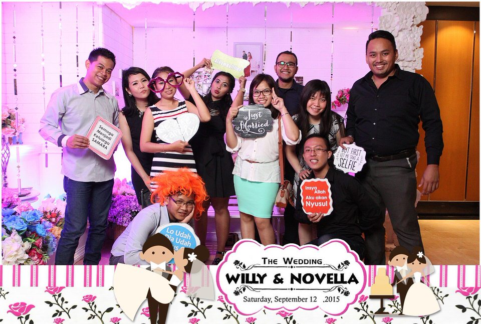 Photobooth ID Jakarta Wedding Novella Willy