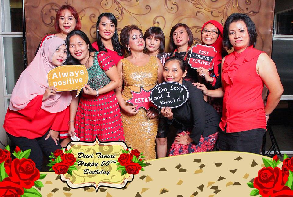 Photobooth ID Jakarta Birhtday Dewi Jamai 50th