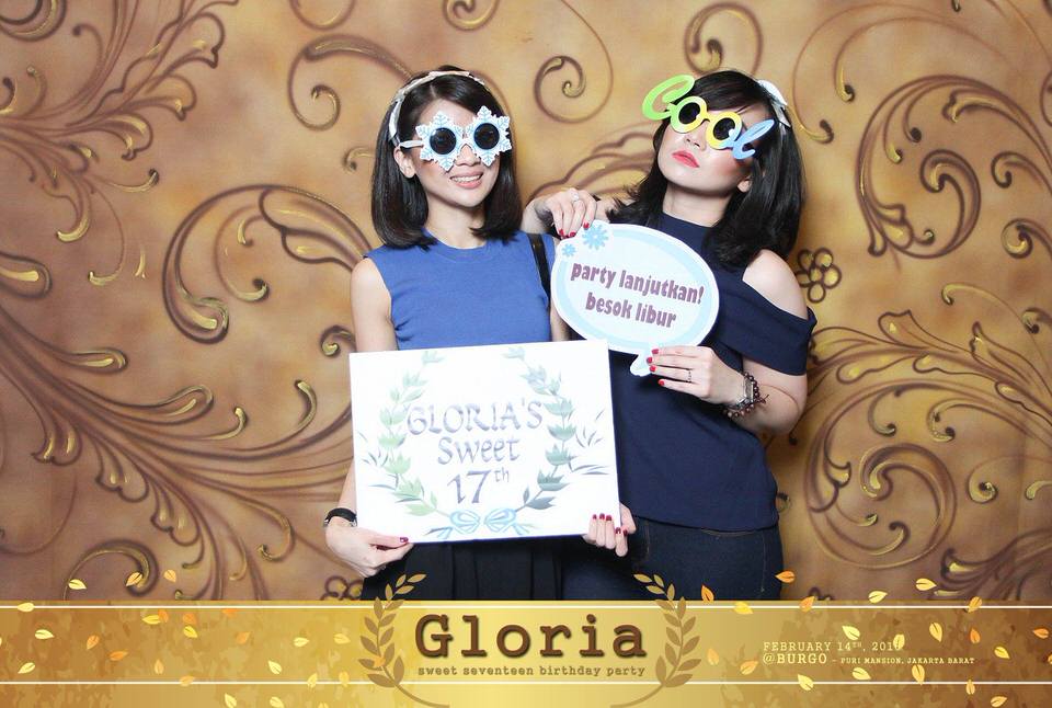 Photobooth ID Jakarta Birthday Gloria Sweet Seventeen