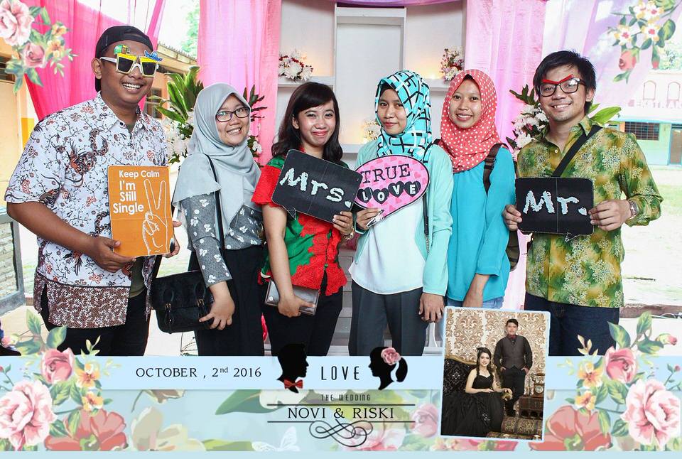 Photobooth ID Jakarta Wedding Novi Riski