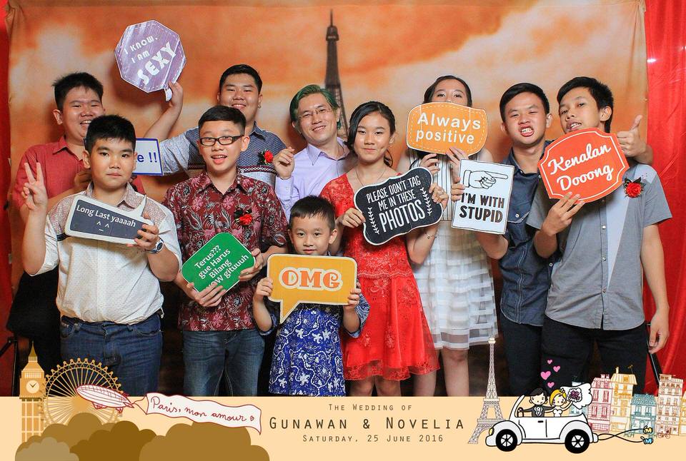 Photobooth ID Jakarta Wedding Gunawan Novelia