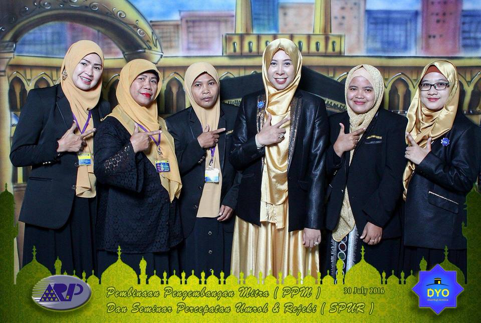 Photobooth ID Jakarta Pembinaan Pengembangan Mitra Dan Seminar Percepatan Umroh Rejeki