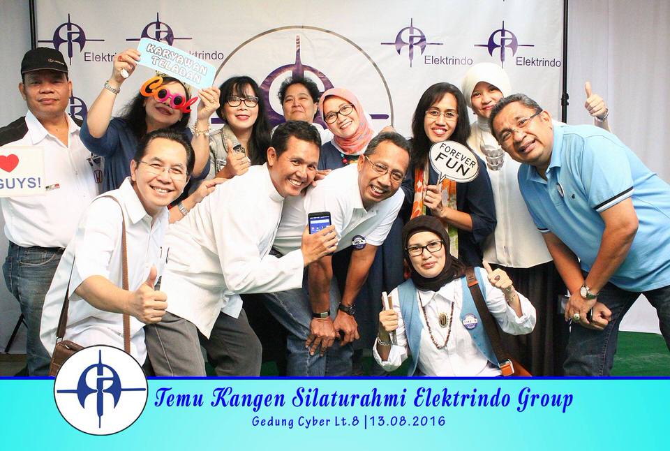 Photobooth ID Jakarta Temua Kangen Silaturahmi Elektrindo Group