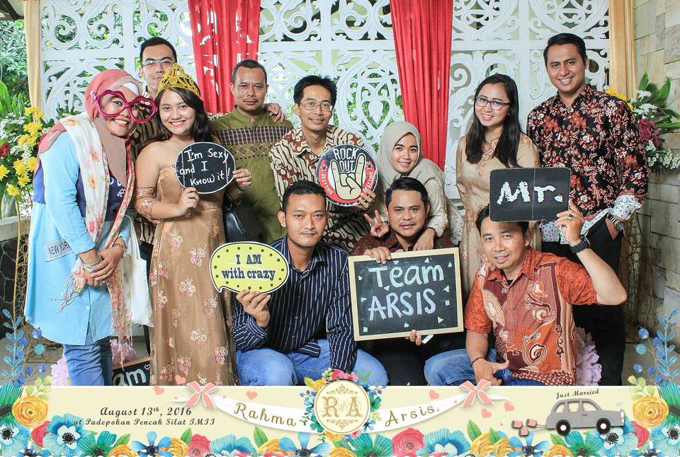 Photobooth ID Jakarta Wedding Rahma Arsis