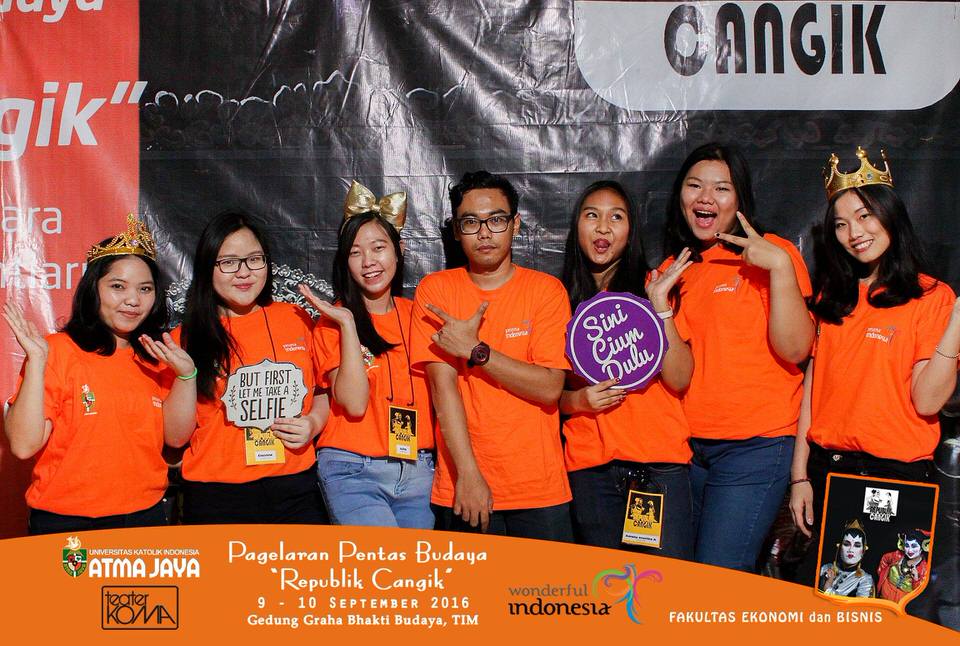 Photobooth ID Jakarta Pagelaran Pentas Budaya Republik Cangik Atma Jaya 1