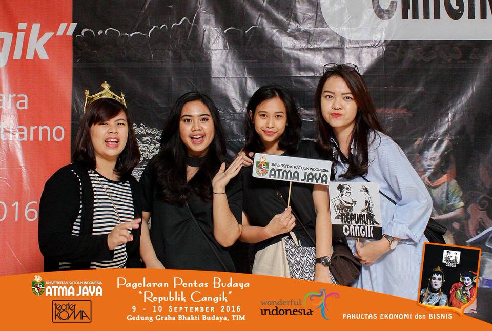 Photobooth ID Jakarta Pagelaran Pentas Budaya Republik Cangik Atma Jaya 2