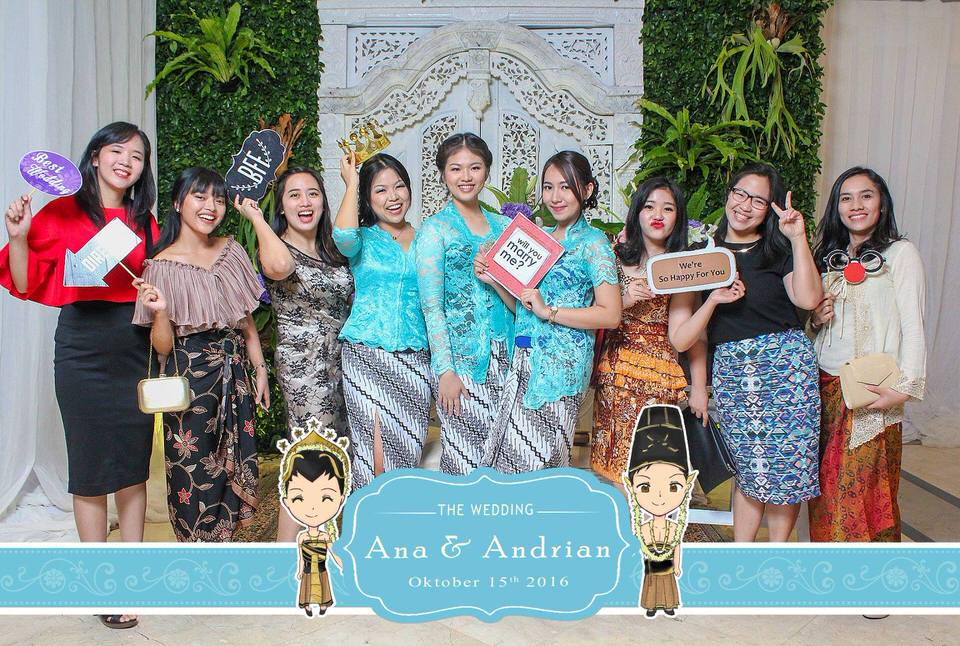 Photobooth ID Jakarta Wedding Ana Andrian