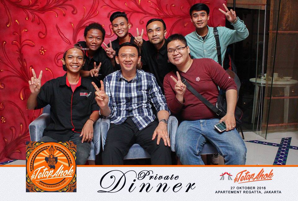 Photobooth ID Private Dinner Ahok