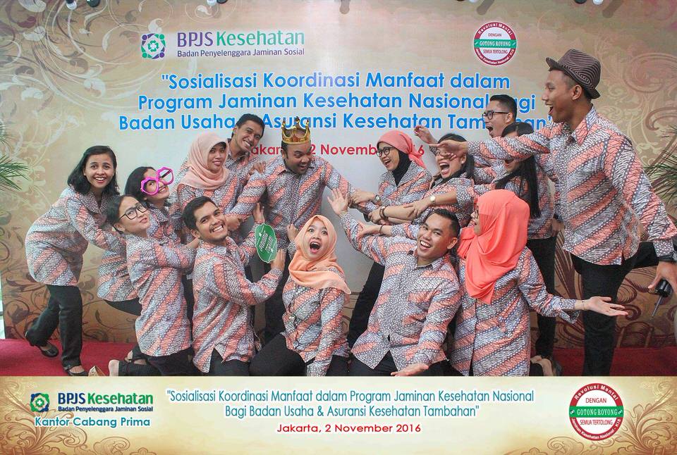 Photobooth ID Sosialisasi Koordinasi Mandaat Dalam Program Jaminan Kesehatan Nasional Bagi Badan Usaha Asuransi Kesehatan Tambahan