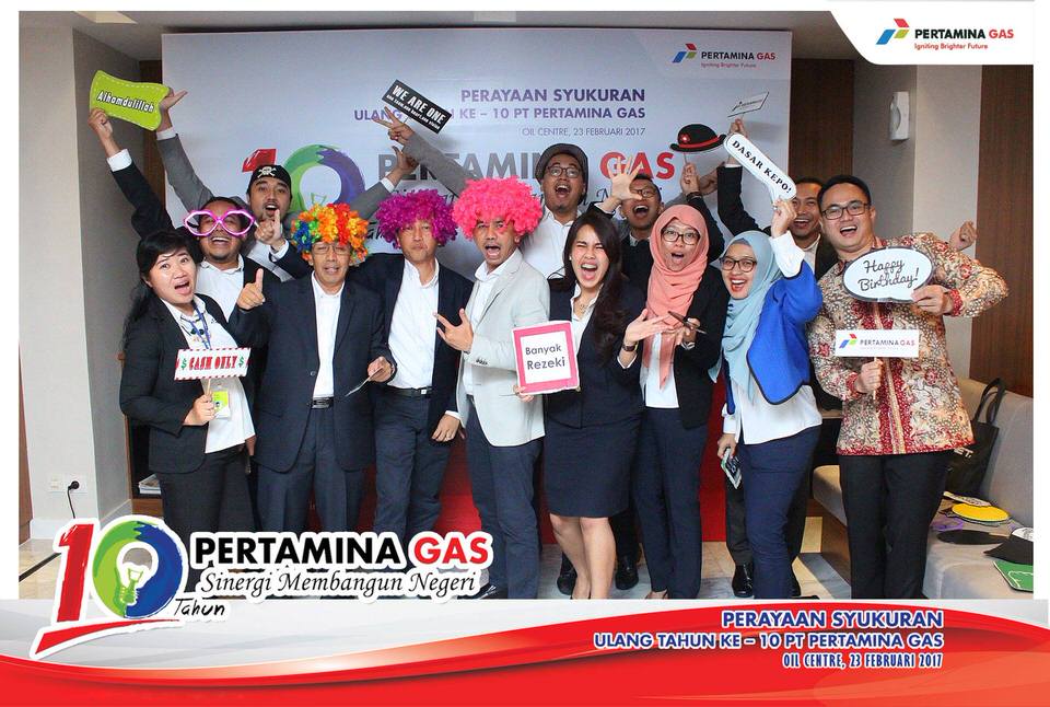 Photobooth ID Perayaan Syukuran Ulang Tahun Ke 10 PT Pertamina Gas