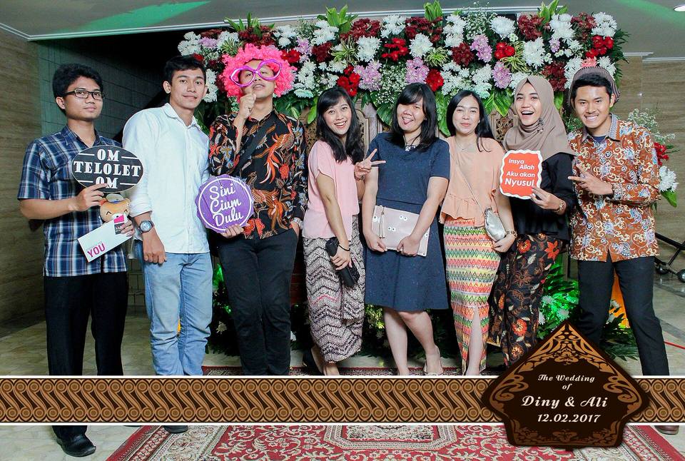 Photobooth ID Wedding Diny Ali