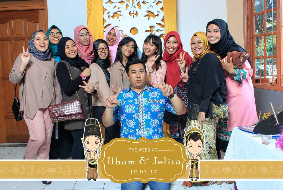 Photobooth ID Wedding Ilham Jelita