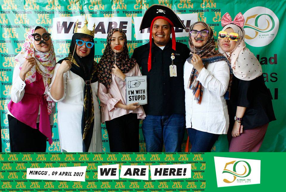 Photobooth ID 50th Milad Emas YMAI booth2