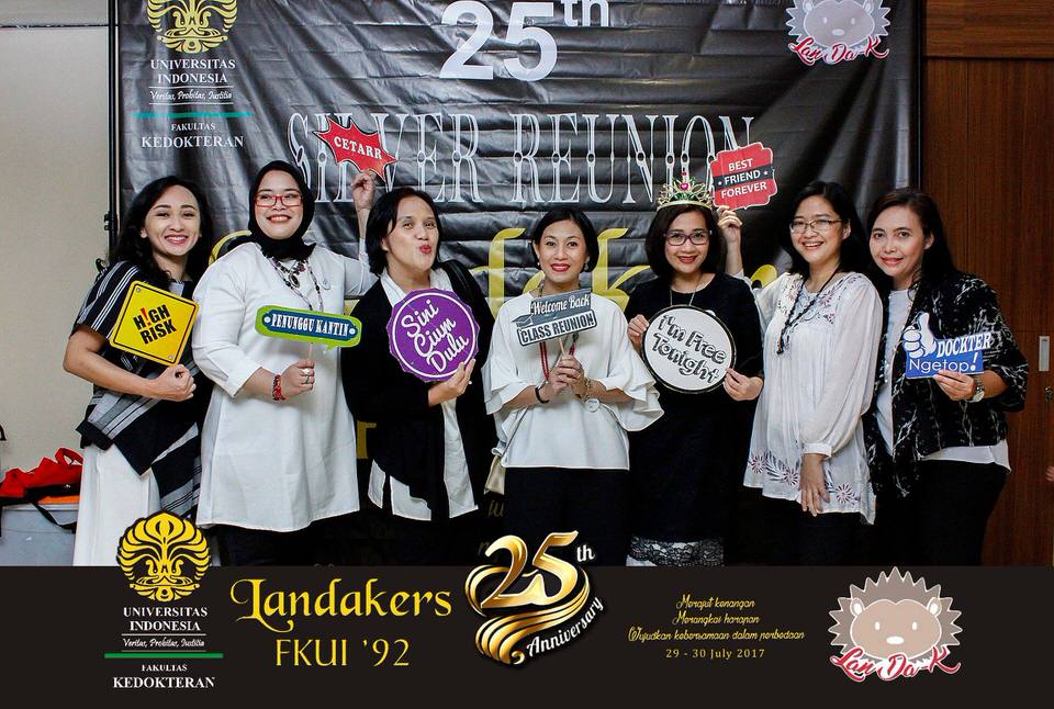 Photobooth ID Landakers FKUI 92 Silver Reoni Kedokteran