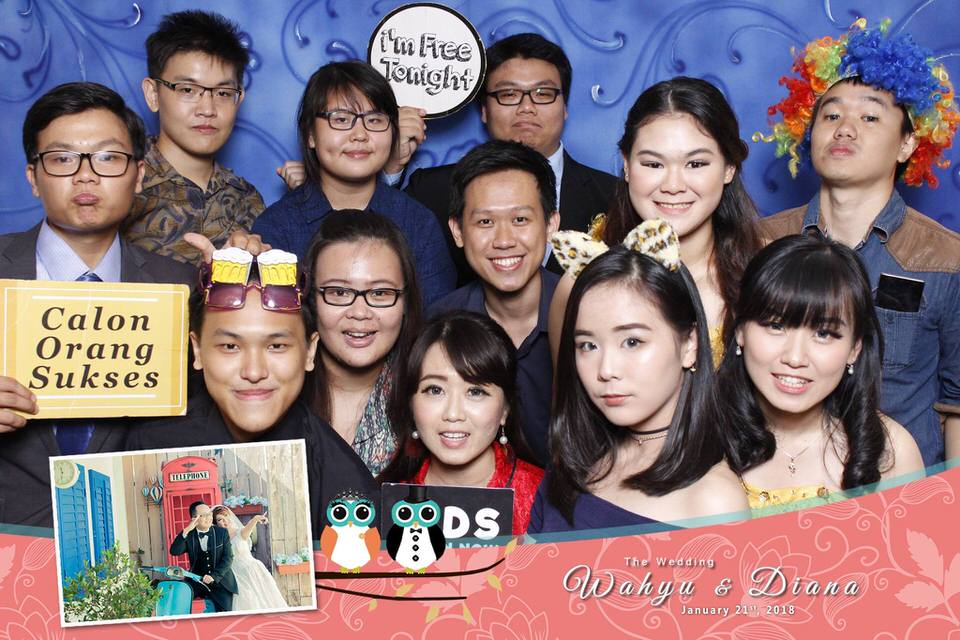 Photobooth ID Wedding Wahyu And Diana