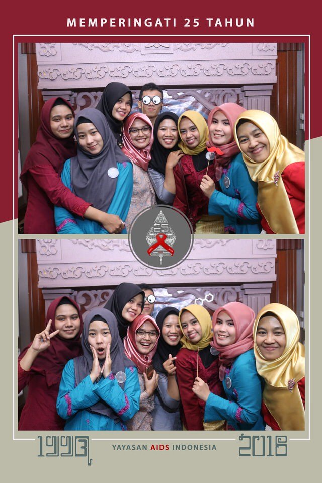 Photobooth Jakarta Ultah Yayasan 25th Aids