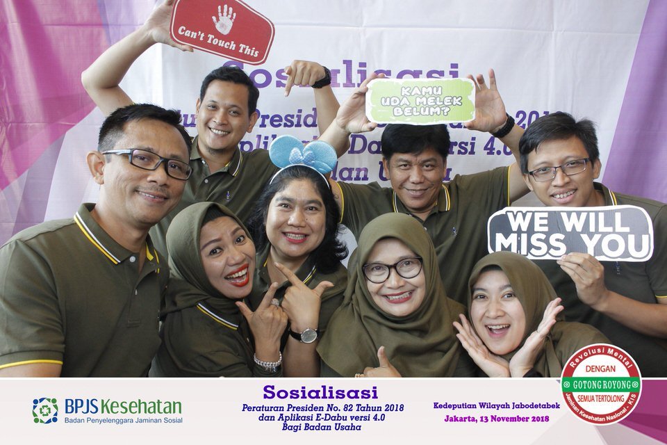 Photobooth ID Jakarta BPJS Sosialisasi Kesehatab