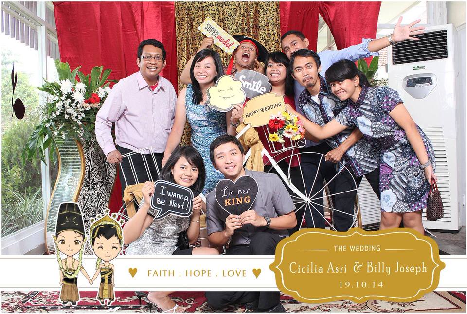 Photobooth Jakarta Wedding Asri And Billy