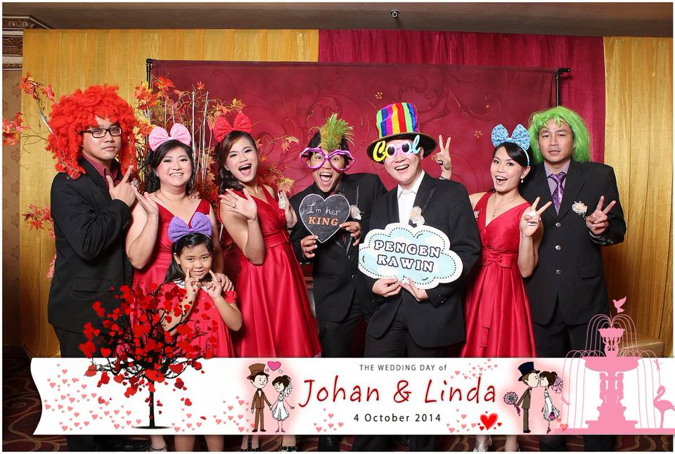 Photobooth Jakarta Wedding Johan And Linda