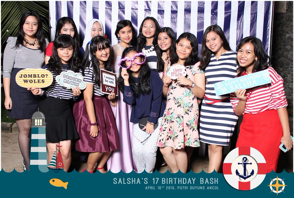 Photobooth Jakarta Salshas 17 Birthday Basj