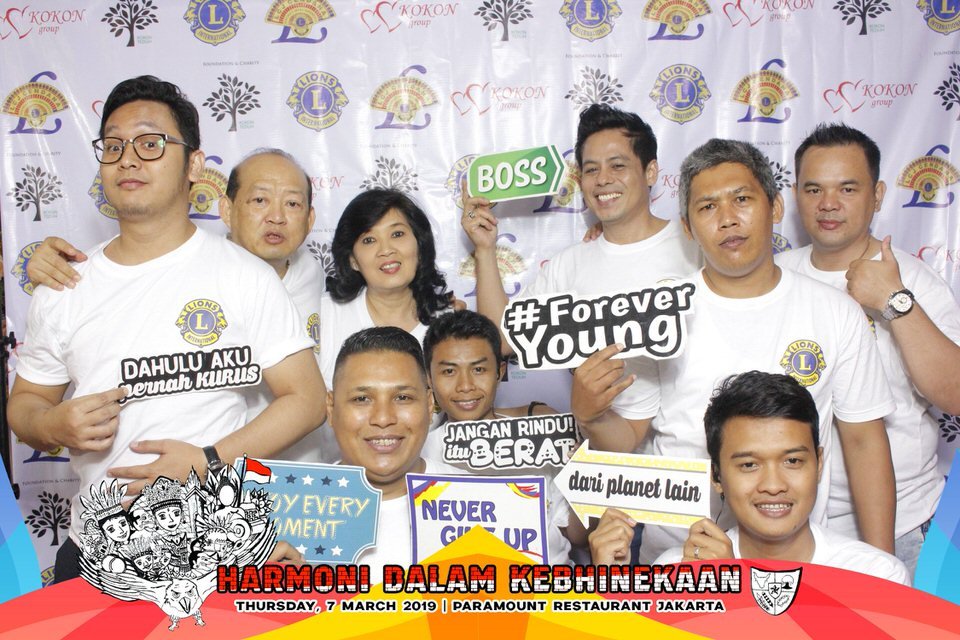 Photobooth Jakarta Lion grop Cendana And Kokon Group