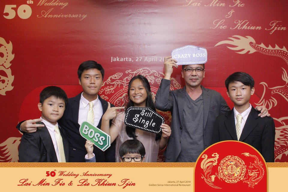 Photobooth Jakarta Anniversary Wedding 50th Lai Min And Lie Khiun Sensei Mangga 2 Square