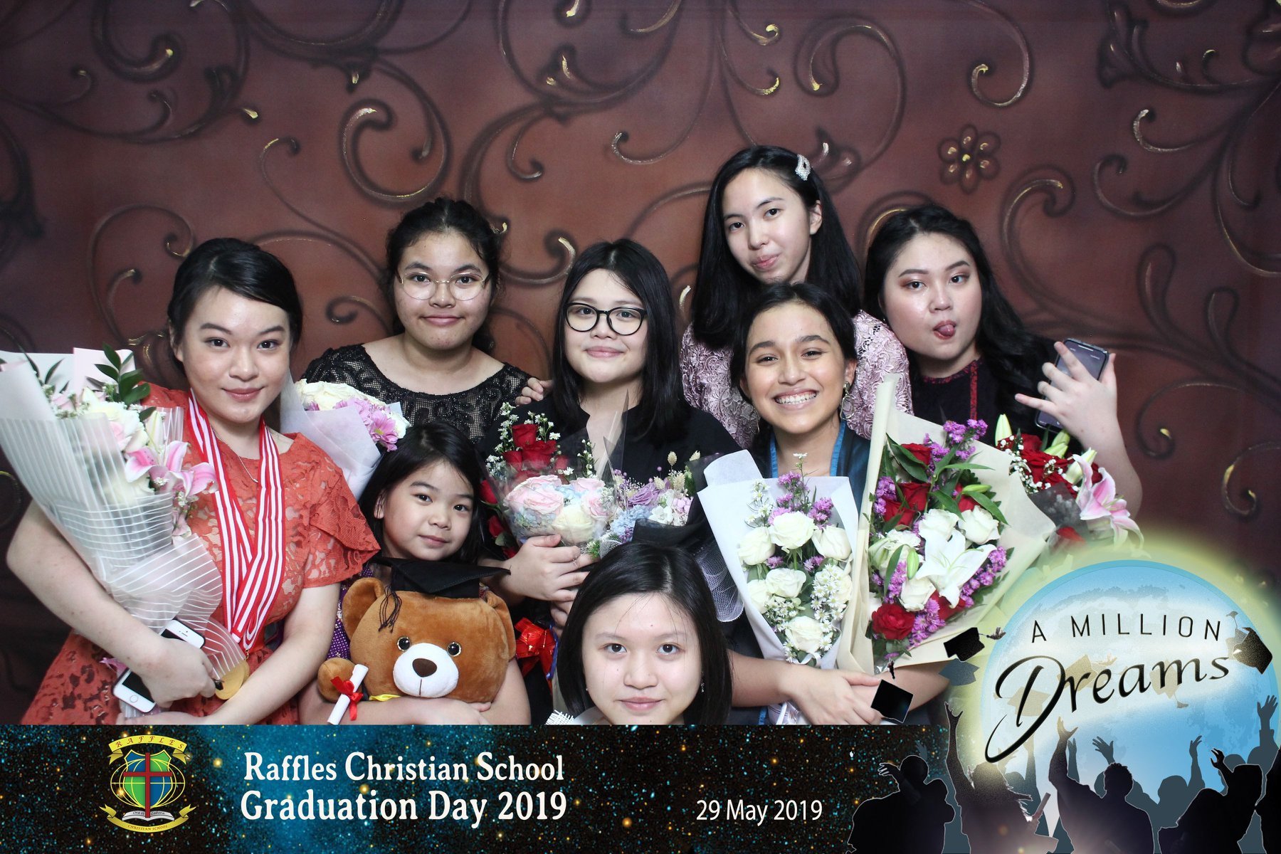 Photobooth Jakarta Raffles Christian School Graduation Day 2019