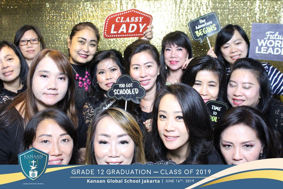 Photobooth Jakarta Grade 12 Graduation Kanaan Global School Jakarta