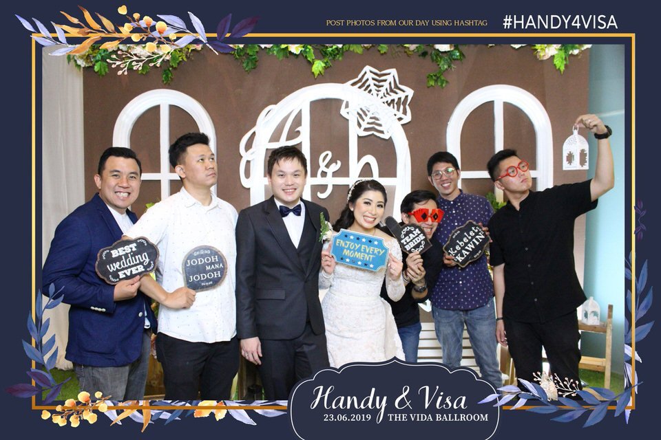 Photobooth Wedding Jakarta Handy And Visa The Vida Ballrom