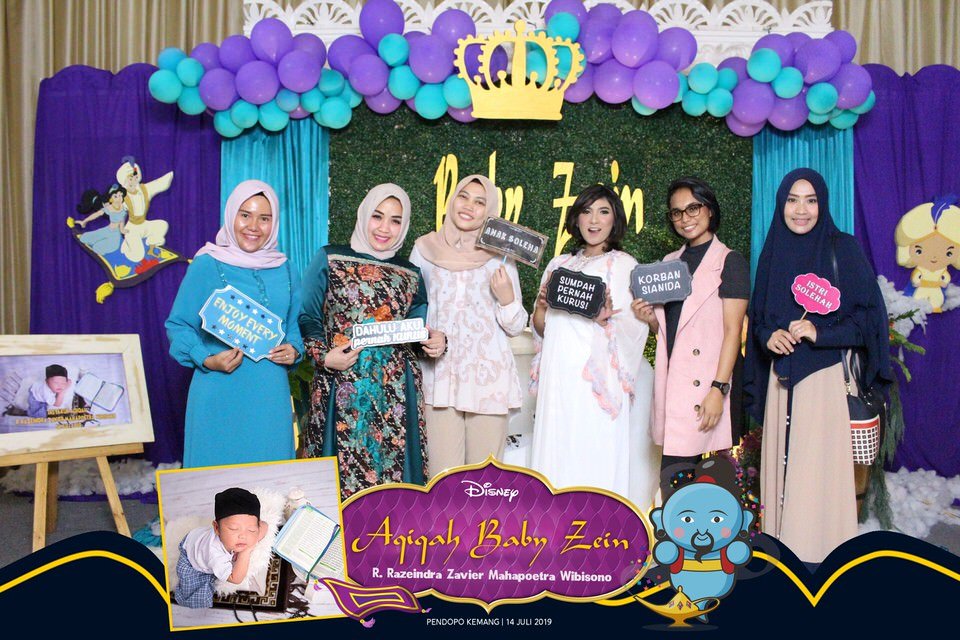 Photobooth Jakarta Aqiqah Baby Zein Pendopo Kemang