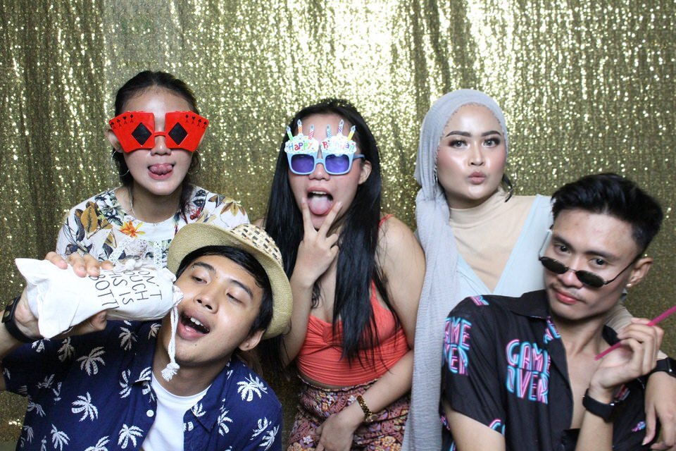 Photobooth Jakarta Baby Tans Birthday Party Villa Nuri