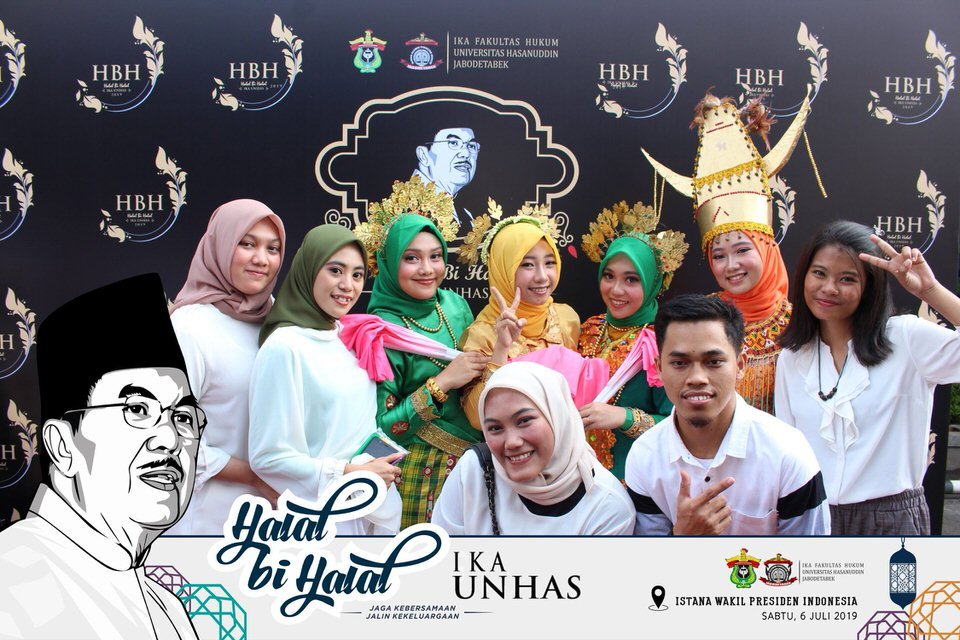 Photobooth Jakarta IKA UNHAS Halal Bi Halal Istana Wakil Presiden