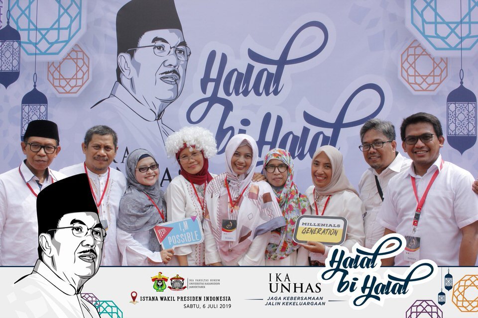 Photobooth Jakarta IKA UNHAS Halal Bi Halal2 Istana Wakil Presiden