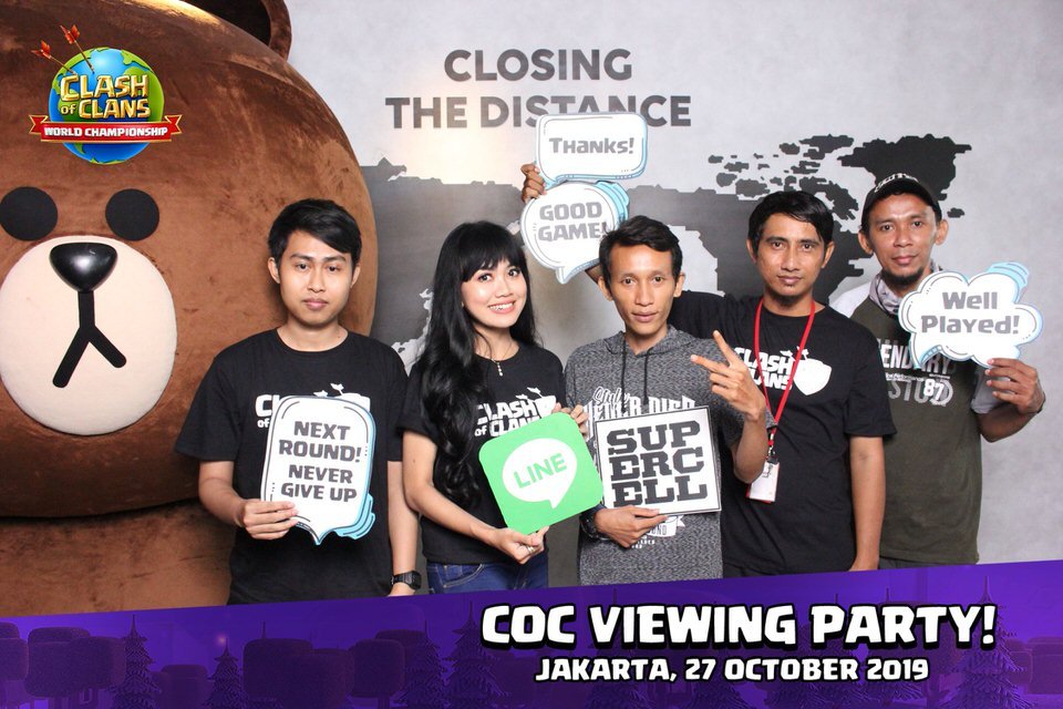 Photobooth Jakarta COC Viewing Party The Energy Building SCBD