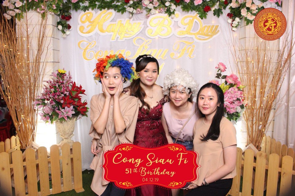 Photobooth Jakarta Cong Siau Fi 51Th Birthday My King Raja Kuring