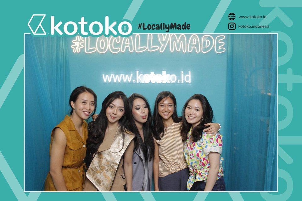 Photobooth Jakarta LocallyMade Kotoko.id Plaza Indonesia