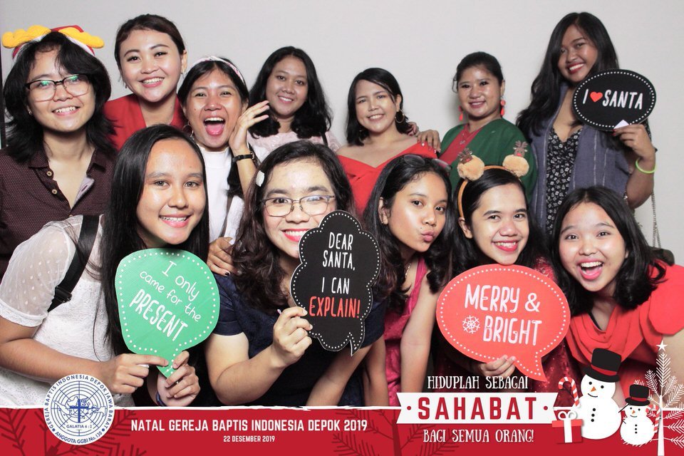 Photobooth Jakarta Natal Gereja Baptis Indonesia Depok 2019 Gereja Baptis Indonesia Depok