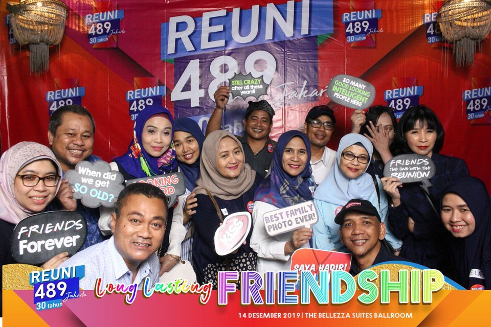 Photobooth Jakarta Reuni 489 Jakarta Loung Lasting Friendship Belleza jakarta